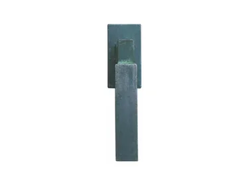 LATUS MG2093 - DK bronze window handle on rose by Fama International - view 2